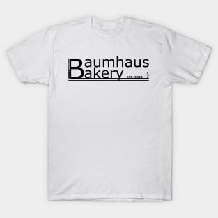 Baumhaus Bakery Logo Black T-Shirt